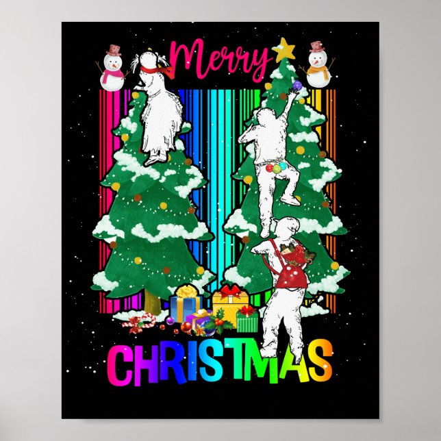 Poster Feliz Natal Feliz Família Xmas Celebração de Árvor (Frente)