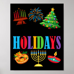 Poster Feliz Natal Feliz Hanukkah Happ
