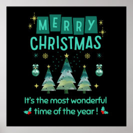 Poster Feliz Natal - Hora Maravilhosa do Ano