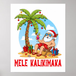 Poster Feliz Natal Mele Kalikimaka