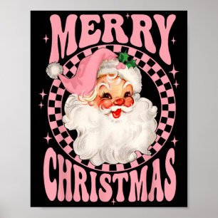 Poster Feliz Natal Nk Papai Noel Retro Vintage