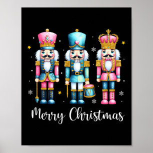 Poster Feliz Natal Nutcracker Balé Festivo Xmas Men