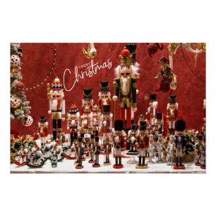 Pôster Feliz Natal Nutcrackers