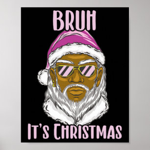 Poster Feliz Natal Papais noeis Engraçados Memória Para I