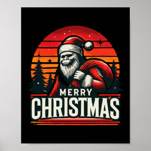 Poster Feliz Natal Papais noeis Legal Pé Grande Ho! Ho! H
