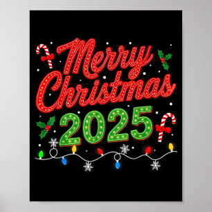 Poster Feliz Natal Para Mulheres Homens Meninos Jovens Na