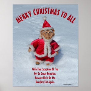 Poster FELIZ NATAL PARA TODOS, Com Uma Exceção -