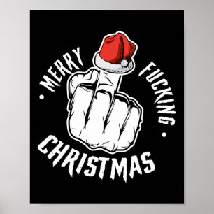 Poster Feliz Numerando Natal Inapropriado Adulto Masculin