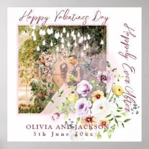 Poster Feliz Nunca Após Script Personalizar Foto do Casal