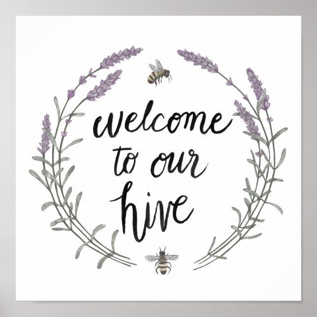 Pôster Feliz para ser palavras caseiras II | Bem-vindos à (Frente)