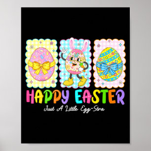 Poster Feliz Páscoa Apenas Um Ovo Extra Engraçado Criança