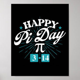 Poster Feliz Pi Day - Símbolo Math Lover Pi - Ciência Pi
