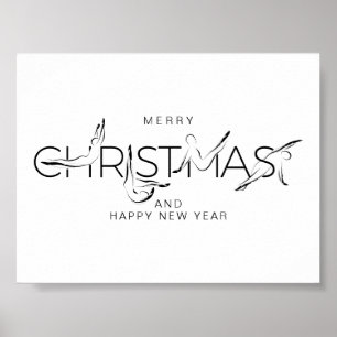 Poster Feliz Pilatos de Natal Instrutor Gift Tags Bumpe