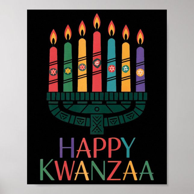 Poster Feliz Prêmio Kwanzaa (Frente)