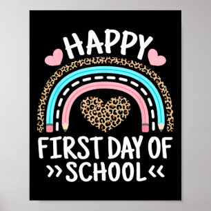 Poster Feliz Primeiro Dia Da Faculdade Professor De Arco-