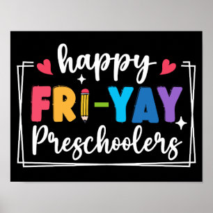 Poster Feliz Psicólogo Fri-Yay Encantador Engraçado Estud