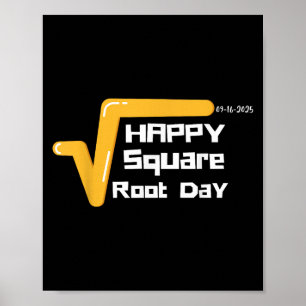 Poster Feliz Quadrado Dia da Raiz Homens Mulheres Criança