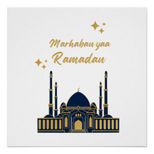 Pôster Feliz Ramadan Kareem - Eid Mubarak cita