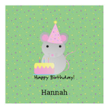 Feliz Rato de Festa de Aniversário