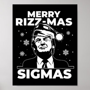 Poster Feliz Rizz Mas Sigmas - Gen Alpha Médio School Chr