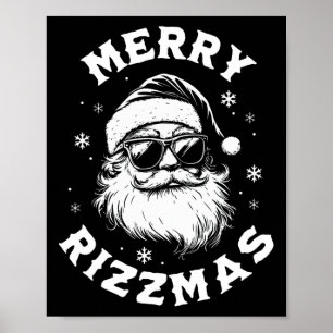 Poster Feliz Rizzmas Crianças Adolescentes Escola Natal D
