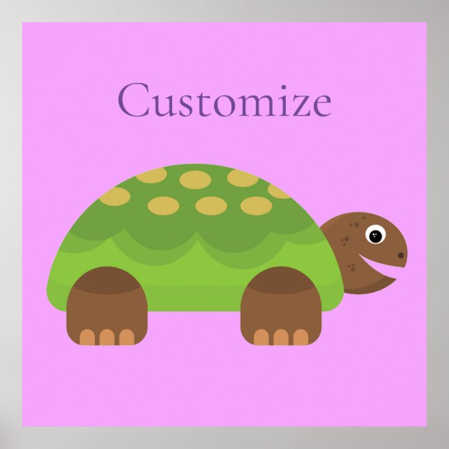 Poster Feliz Sorriso Turtle Thunder_Cove (Frente)