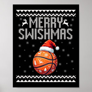 Poster Feliz Swishmas Natal Bysketll Ugly Sweat