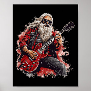 Poster Feliz Temporada Festiva Para Motoqueiro Papai Noel