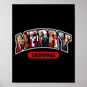Poster Feliz Trumpmas Natal Trump Pijamas