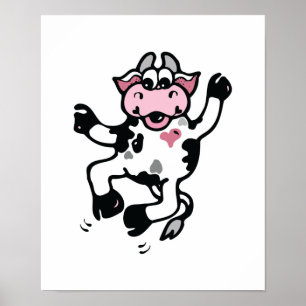 Poster Feliz Vaca Dançante