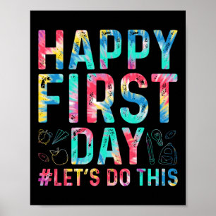 Poster Feliz Vamos Do Primeiro Dia, Seja Bem-Vindo A Scho
