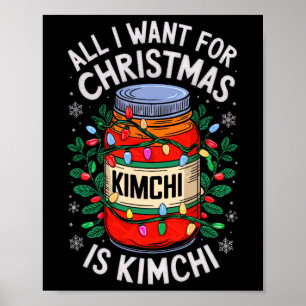Poster Feliz Xmas Tudo O Que Quero Para Os Homens Kimchi 