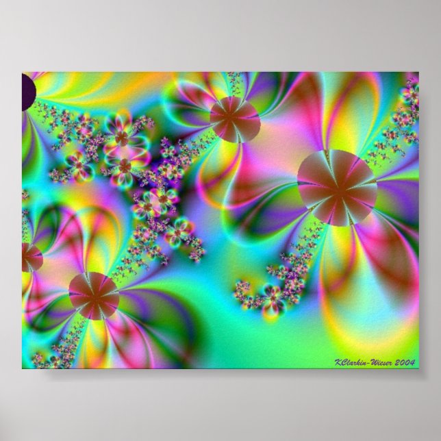 Pôster Felizes Flores (Frente)