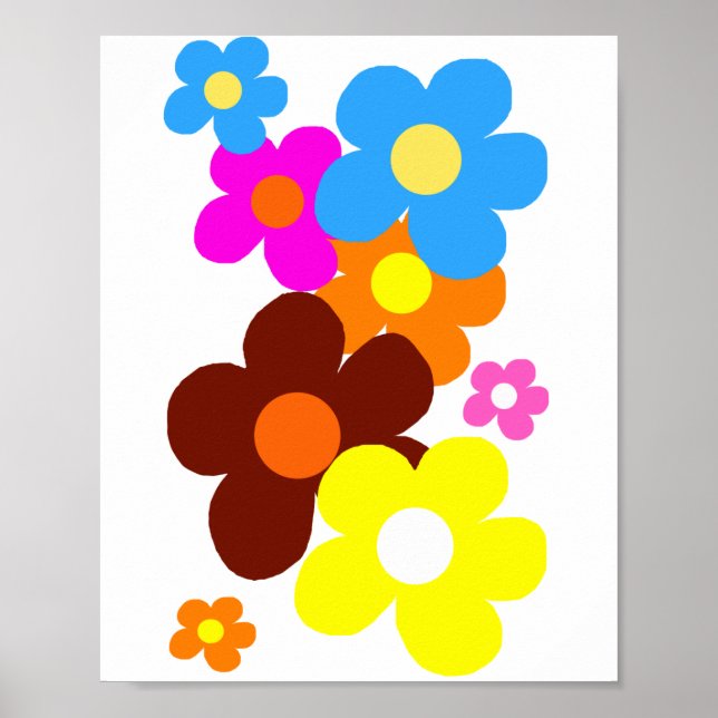 Poster Felizes Flores (Frente)