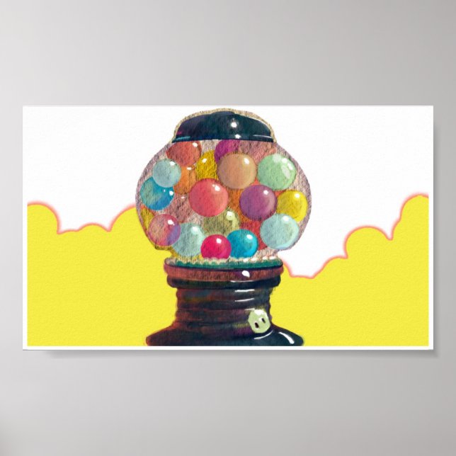 Poster Felizes Gumballs (Frente)