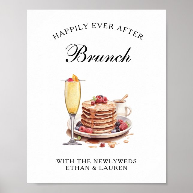 Poster Felizmente Depois De Casar Brunch (Frente)