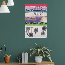 Poster Fell Top Fantasy, pintura mestiça original