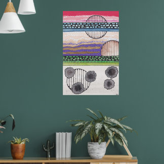 Poster Fell Top Fantasy, pintura mestiça original