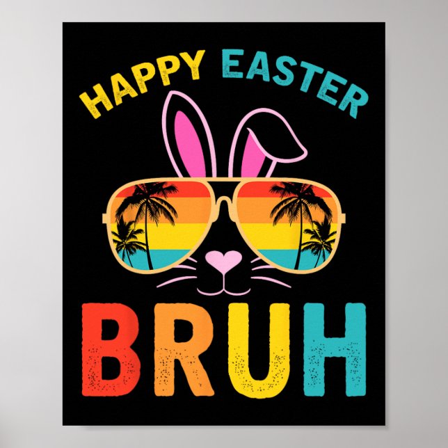 Poster Felz pascoa Bruh Camisa Bruh Meme Engraçado Dizend (Frente)