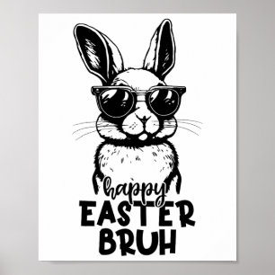 Poster Felz pascoa Bruh Funny Coelho Páscoa Coelho Coelho