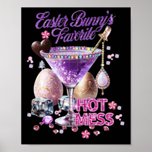 Poster Felz pascoa Coelho Favorito Mess Quente Cute Marti
