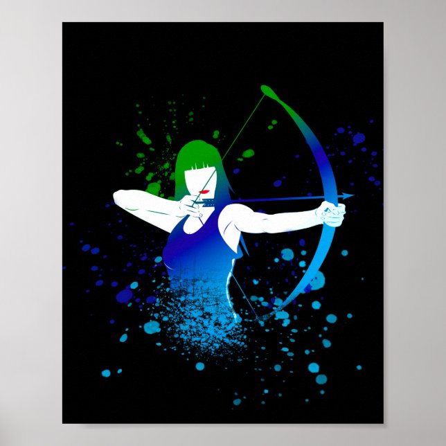 Poster Female Archer (Frente)