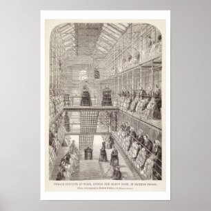 Pôster Female Convicts at Work during the Silent Hour in