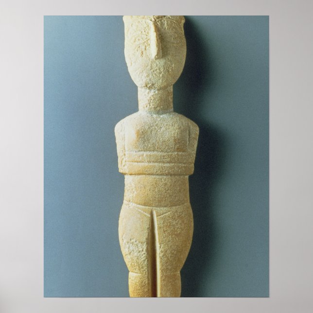 Poster Female figurina, cíclica inicial, c.2800-2300 BC ( (Frente)