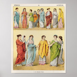 Poster Female Roman Dress