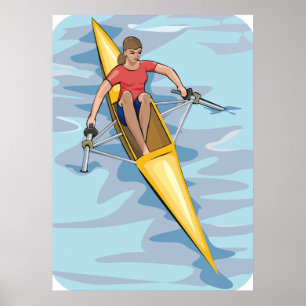 Poster Female Rower