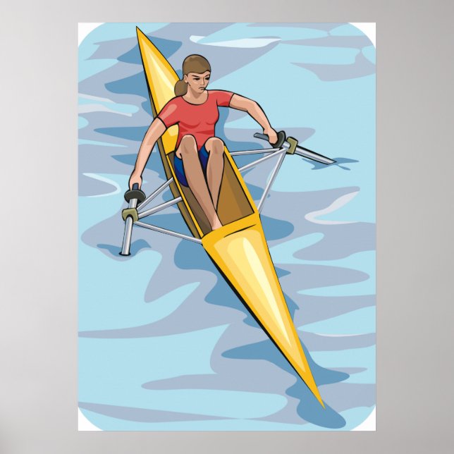 Poster Female Rower (Frente)