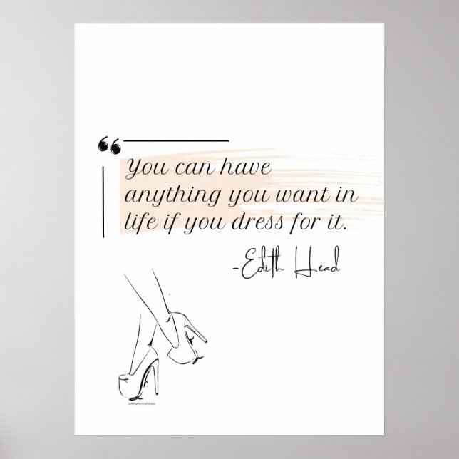 Poster Feminina Moderna Minimalista Elegante (Frente)