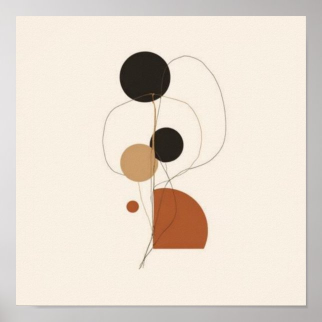 Poster Feminine Geometric Line Art Set VIII (Frente)