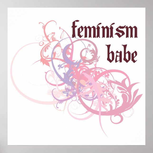 Poster Feminismo Babe (Frente)